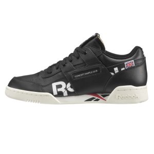 Adidasy Męskie Reebok Workout Plus MU Czarne/Białe/Czerwone PL 89TFENC